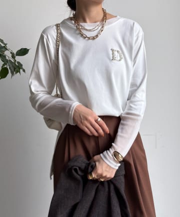 DOUDOU(ドゥドゥ) DビジューロンTEE