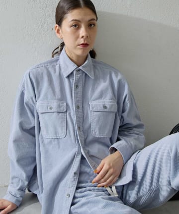 Whim Gazette(ウィム ガゼット) コールシャツ