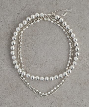 DISCOAT(ディスコート) 【GOLDY】3ボールチェーンSETネックレス