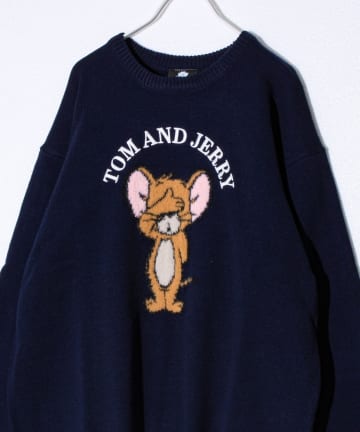 FREDY & GLOSTER(フレディ アンド グロスター) 【MICKEY&JERRY】UNISEX シャギージャガードニット