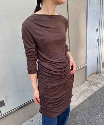 Pasterip(パセリ) 【Layering set】 Gathering tee & skirt