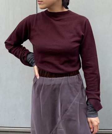 Pasterip(パセリ) 【Layering set】 Wool cropped  & arm cover
