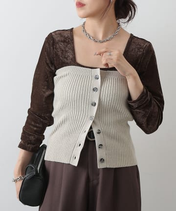 COLONY 2139(コロニー トゥーワンスリーナイン) ニットビスチェ