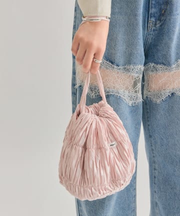 mystic(ミスティック) シャーリングサテンホイップBAG