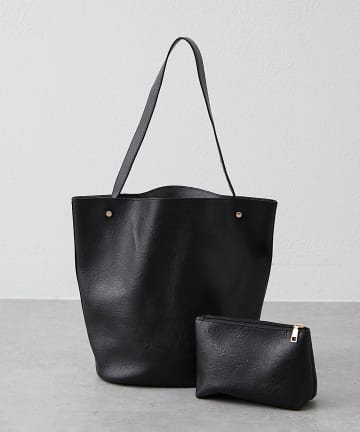 NICE CLAUP / OLIVE des OLIVE OUTLET(ナイスクラップ  / オリーブ デ オリーブ アウトレット) 【RMAF】ポーチ付合皮トートバッグ