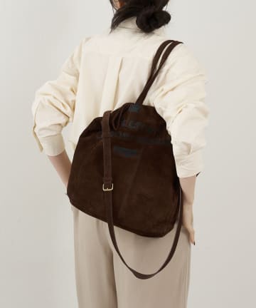 russet(ラシット) ステンシルデザインスエード2WAYトートバッグ