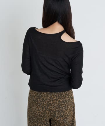 RAY CASSIN(レイカズン) デザインシアーロングTシャツ