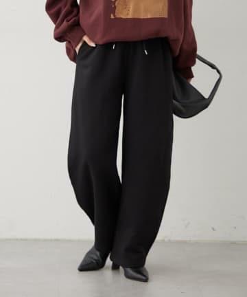 Remind me and forever(リマインドミーアンドフォーエバー) 【NUNIFE】裏起毛カーブスウェットパンツ