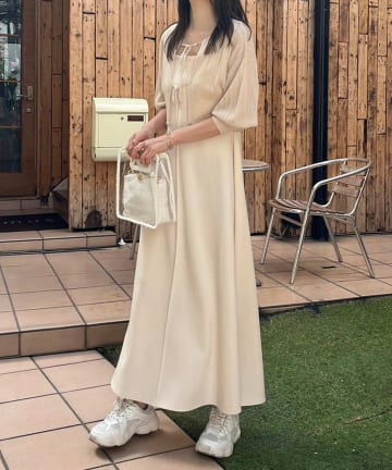 NICE CLAUP / OLIVE des OLIVE OUTLET(ナイスクラップ  / オリーブ デ オリーブ アウトレット) 【one after another】カーディガンセットカットワンピース
