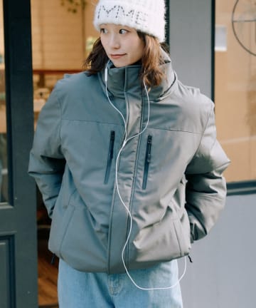 CIAOPANIC TYPY(チャオパニックティピー) 【ユニセックス】防風/中綿/2WAYウォーマーパファーブルゾン