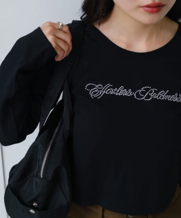 Kastane(カスタネ) 【WEB・一部店舗限定】スタッズチビロゴTEE