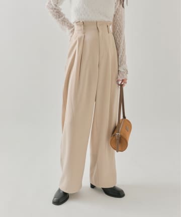 mystic(ミスティック) タックイージーパンツ