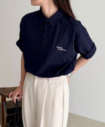 FREDY & GLOSTER(フレディ アンド グロスター) 5分袖ポロシャツ