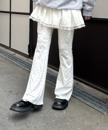 Lattice(ラティス) リブフレアレギンス