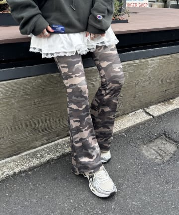 Lattice(ラティス) リブフレアレギンス