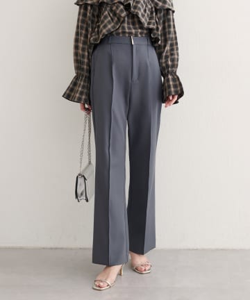 natural couture(ナチュラルクチュール) 〈osono〉ハイウエスト美フレアパンツ