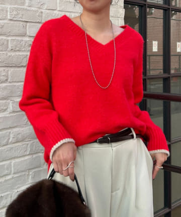 Jena　espace merveilleux(ジェナ　エスパスメルヴェイユ) ソフトタッチVニット