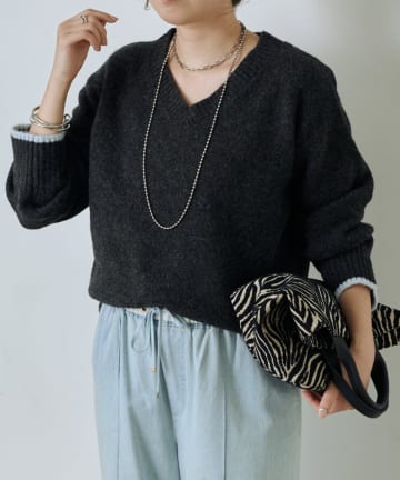 Jena　espace merveilleux(ジェナ　エスパスメルヴェイユ) ソフトタッチVニット