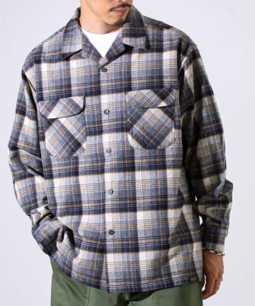 FREDY & GLOSTER(フレディ アンド グロスター) 【PENDLETON】Open Collar Shirt オープンカラーシャツ