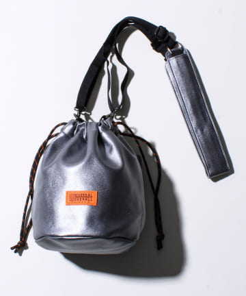 FREDY & GLOSTER(フレディ アンド グロスター) 【UNIVERSAL OVERALL】ECO レザー巾着 ショルダーバッグ