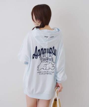 NICE CLAUP / OLIVE des OLIVE OUTLET(ナイスクラップ  / オリーブ デ オリーブ アウトレット) じゃれあいウサギスウェット