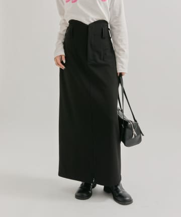 mystic(ミスティック) WAVEフロントZIPスカート