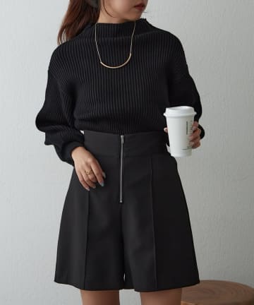 NICE CLAUP / OLIVE des OLIVE OUTLET(ナイスクラップ  / オリーブ デ オリーブ アウトレット) プチプラseries♡【RMAF】PBTボトルネックニット
