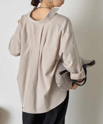 Jena　espace merveilleux(ジェナ　エスパスメルヴェイユ) バックタックチェックシャツ