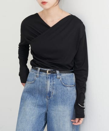 SHENERY(シーナリー) カシュクールカットソー