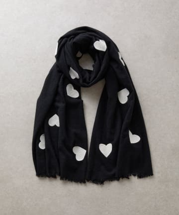 BEARDSLEY(ビアズリー) 《CITRUS》ハート刺繍ストール