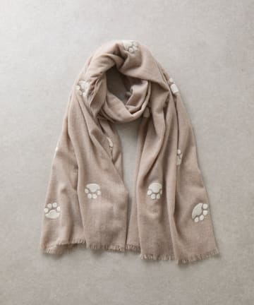 BEARDSLEY(ビアズリー) 《CITRUS》ドッグ刺繍ストール