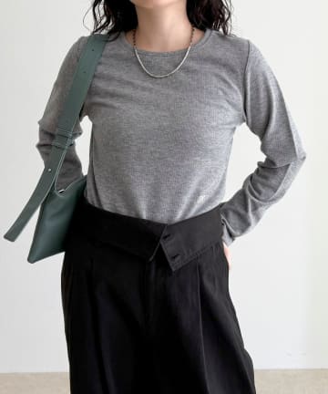 FREDY & GLOSTER(フレディ アンド グロスター) 起毛テレココンパクトプルオーバー