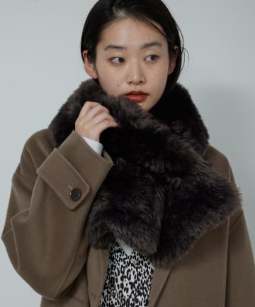 GALLARDAGALANTE(ガリャルダガランテ) 【2秒で着用可能！】エコファークロスマフラー