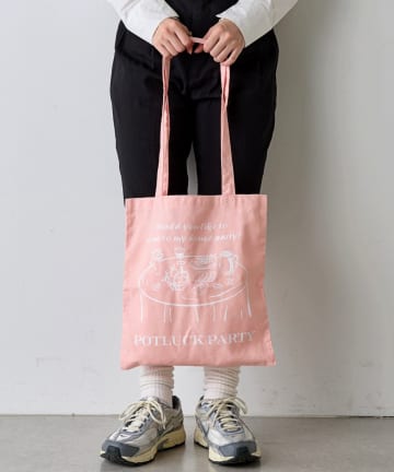 BIRTHDAY BAR(バースデイバー) Food Party Tote　フードパーティートートバッグ