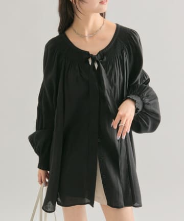 mystic(ミスティック) ボウタイスキッパーブラウス