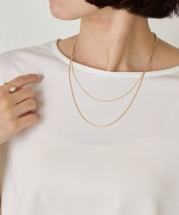 Jena　espace merveilleux(ジェナ　エスパスメルヴェイユ) スリムセットチェーンネックレス