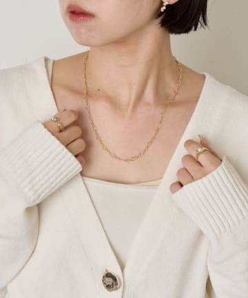 Jena　espace merveilleux(ジェナ　エスパスメルヴェイユ) デザインチェーンネックレス