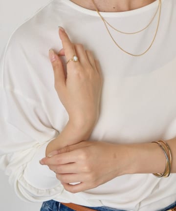 Jena　espace merveilleux(ジェナ　エスパスメルヴェイユ) オーバルストーンリング