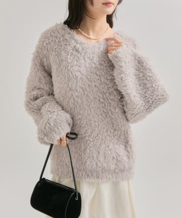 mystic(ミスティック) ループボタン カーディガン