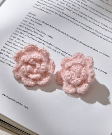 Lattice(ラティス) かぎ針編みニットピアス