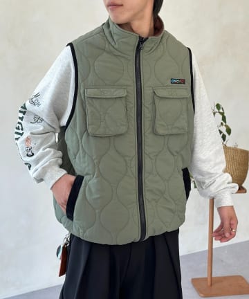 CPCM(シーピーシーエム) リバーシブルキルトベスト