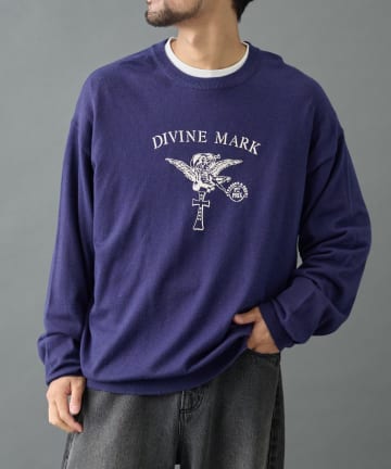 COLONY 2139(コロニー トゥーワンスリーナイン) MARKプリントニット