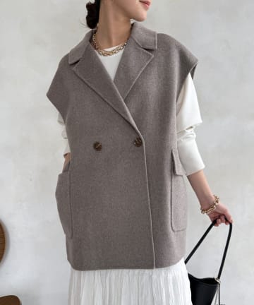 WEB限定】リバーシブルボアベスト | DOUDOU(ドゥドゥ)レディース | PAL