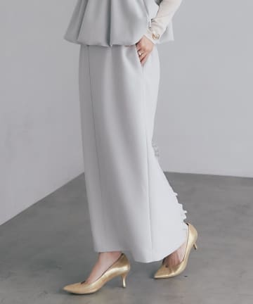 【お気に入り選挙4位！・セットアップ可】ダブルクロスナローマキシスカート