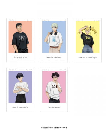 baseyard tokyo(ベースヤード トーキョー) 【怪獣８号】＜Tシャツver.＞トレーディング アートステッカー３枚セット