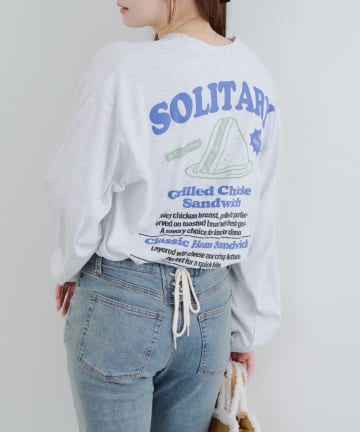 NICE CLAUP / OLIVE des OLIVE OUTLET(ナイスクラップ  / オリーブ デ オリーブ アウトレット) 【RMAF】サンドイッチロンT