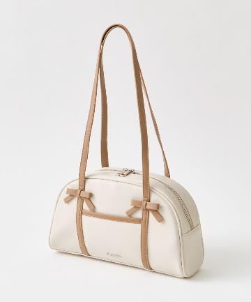 OLIVE des OLIVE(オリーブ デ オリーブ) ダブルリボンボストンバッグ