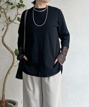 Croisiere(クロジエール) レイヤードカットソー