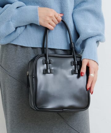 Kastane(カスタネ) 【レザー&スエード/4色展開】B スクエアベーシックBAG