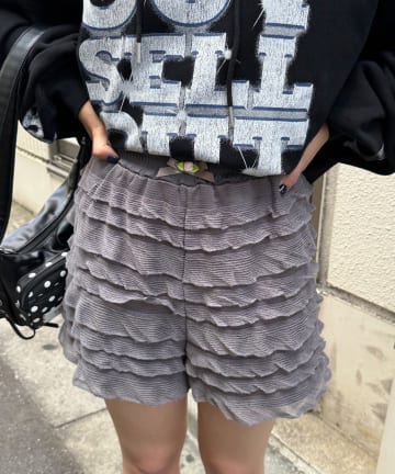 CIAOPANIC(チャオパニック) ティアードフリルショートパンツ